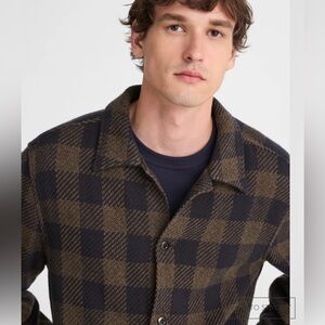 NWT Madewell Twill Shirt Jacket in Broken Plaid Size Small
